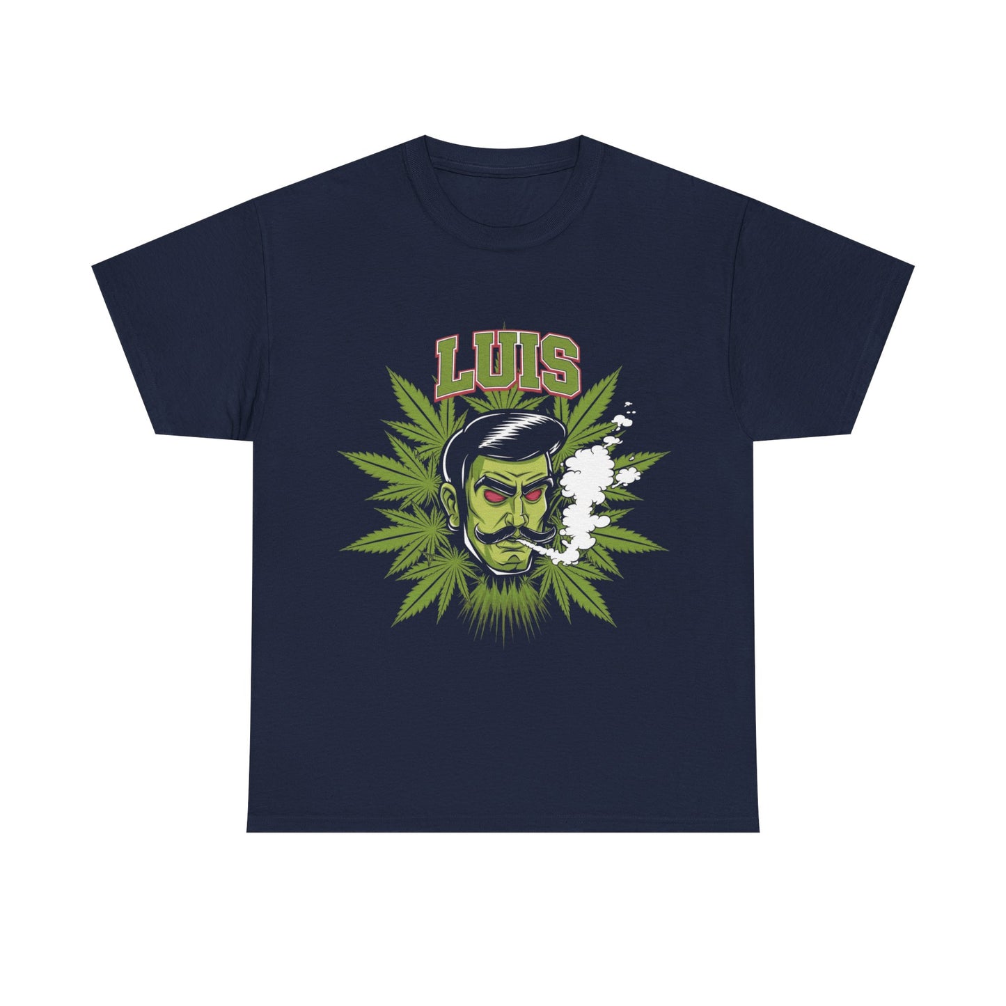 Unisex Graphic Tee with 'LUIS' Design, Vintage Style, Cannabis-Inspired Fashion, Gift for Him, Streetwear, Casual Everyday Wear