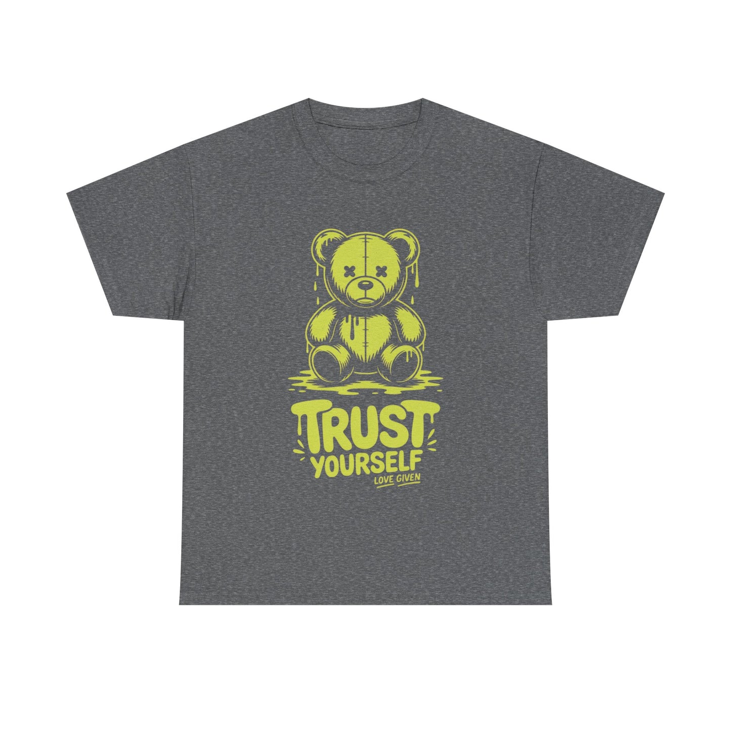 Trust Yourself Unisex Heavy Cotton Tee, Motivational Graphic T-Shirt, Casual Wear, Self-Love Gift, Inspirational Apparel
