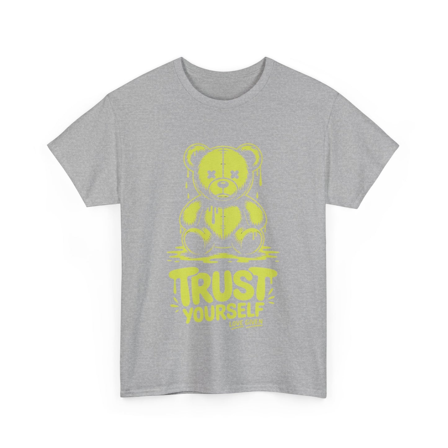 Trust Yourself Unisex Heavy Cotton Tee, Motivational Graphic T-Shirt, Casual Wear, Self-Love Gift, Inspirational Apparel