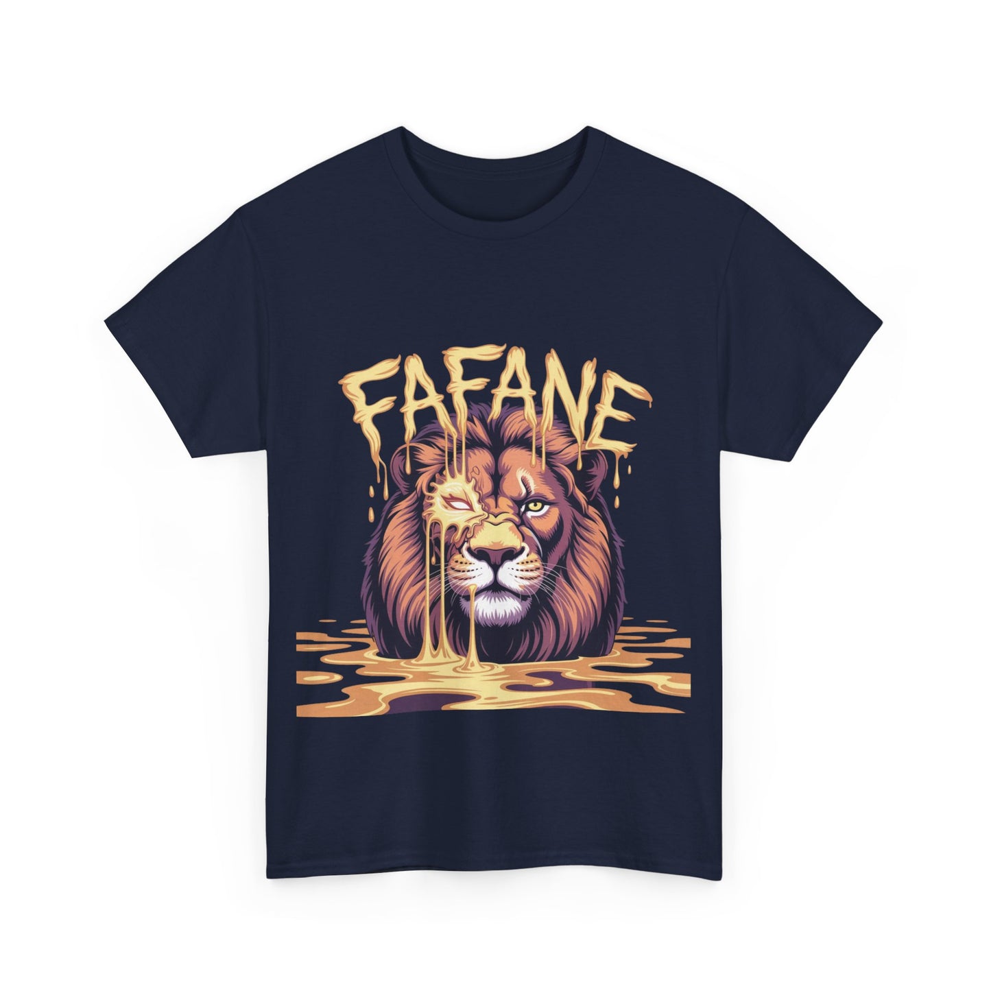 Majestic Lion Graphic Tee | Unisex Heavy Cotton Shirt, Animal Lover Gift, Unique Casual Wear, Streetwear, Graphic T-Shirt