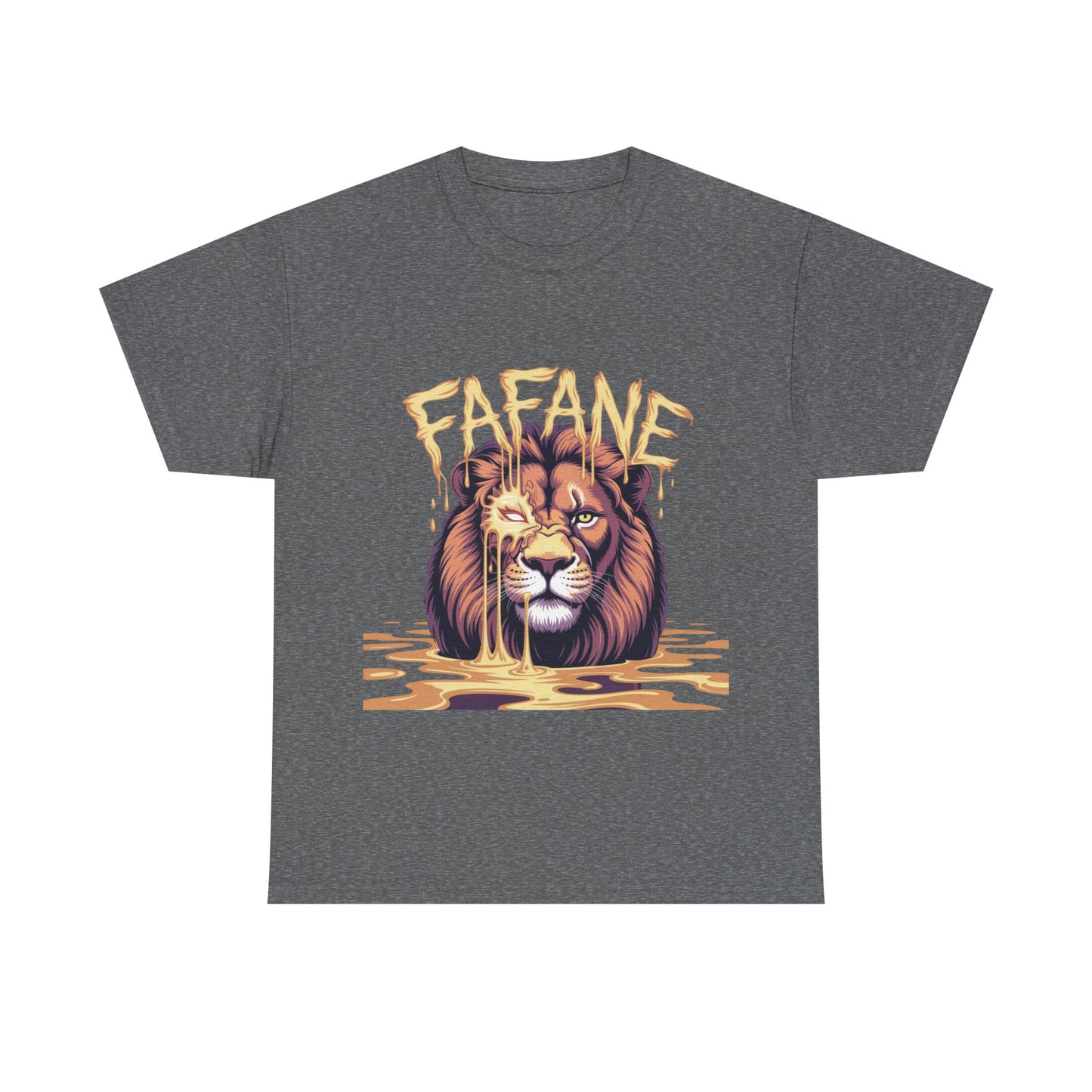 Majestic Lion Graphic Tee | Unisex Heavy Cotton Shirt, Animal Lover Gift, Unique Casual Wear, Streetwear, Graphic T-Shirt