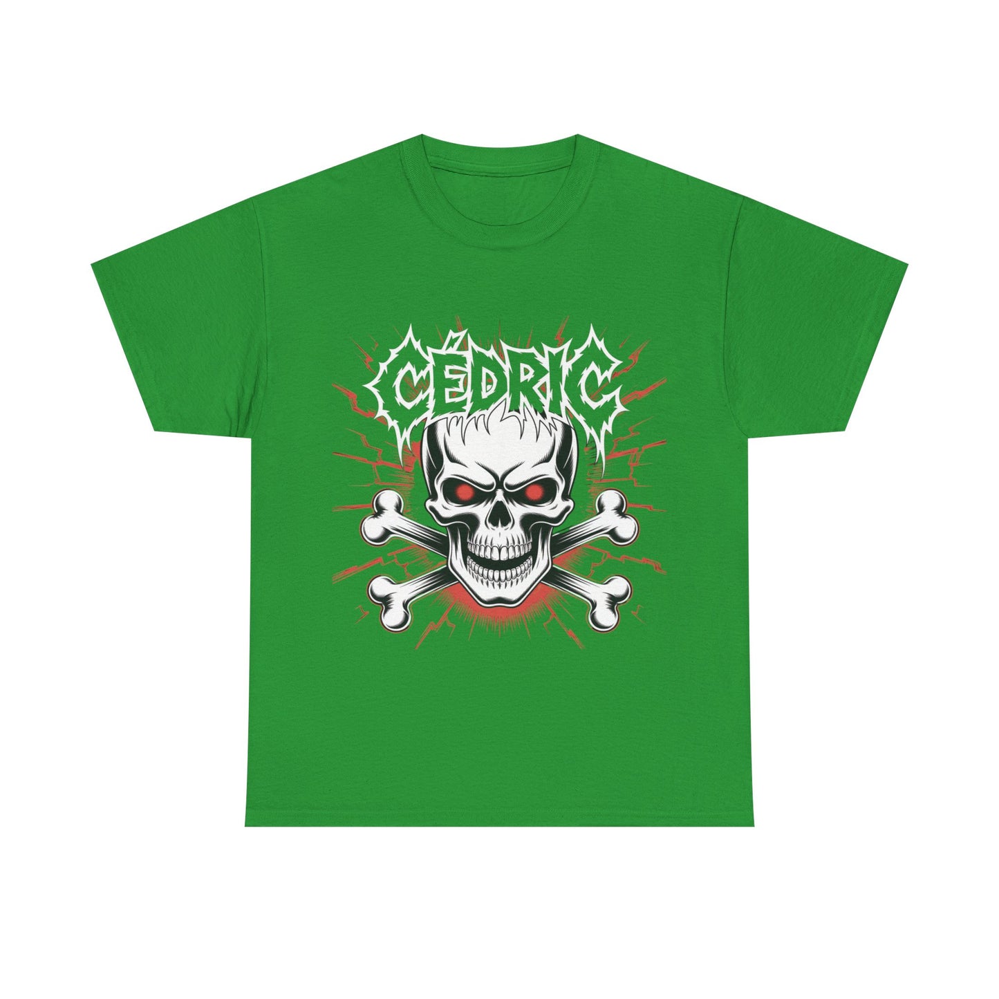 Skull and Crossbones Heavy Cotton Tee, Unisex T-Shirt, Edgy Graphic Tee, Casual Wear, Gift for Rebels, Halloween, Alternative Fashion