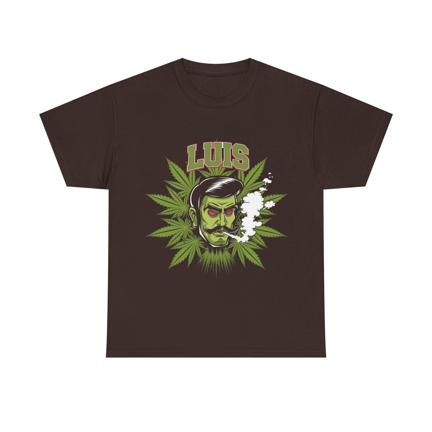 Unisex Graphic Tee with 'LUIS' Design, Vintage Style, Cannabis-Inspired Fashion, Gift for Him, Streetwear, Casual Everyday Wear
