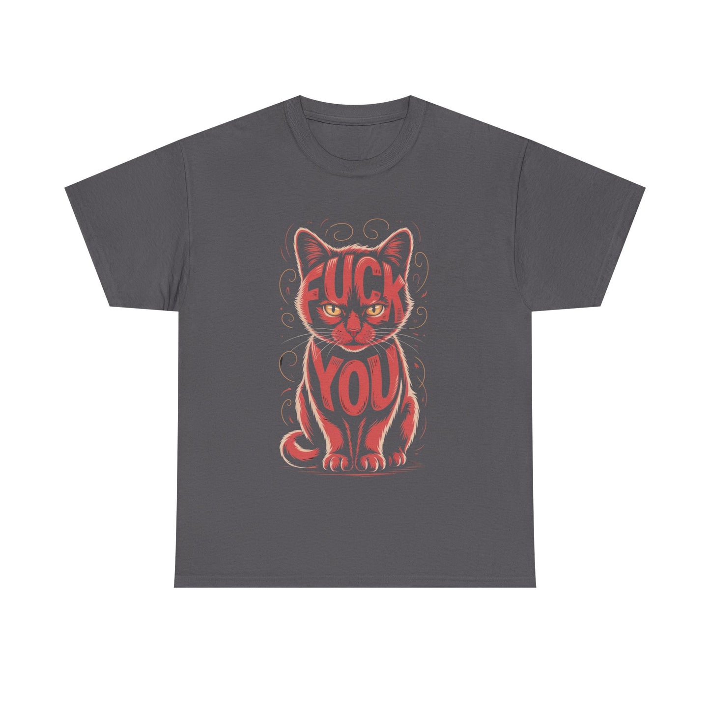 Sassy Cat Tee - Unisex Heavy Cotton Tee, Funny Cat Shirt, Humor Tee, Pet Lover Gift, Unique Graphic T-Shirt, Be Yourself Shirt