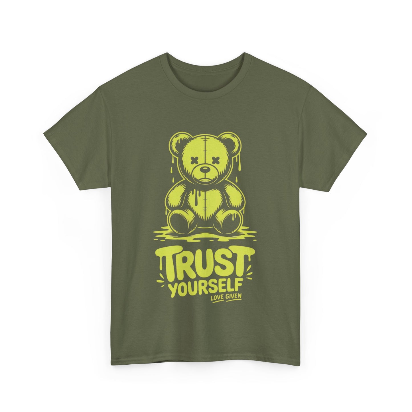 Trust Yourself Unisex Heavy Cotton Tee, Motivational Graphic T-Shirt, Casual Wear, Self-Love Gift, Inspirational Apparel