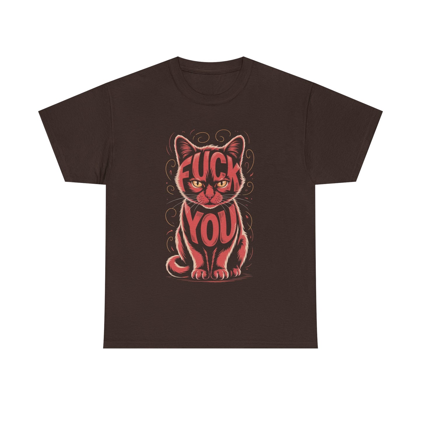 Sassy Cat Tee - Unisex Heavy Cotton Tee, Funny Cat Shirt, Humor Tee, Pet Lover Gift, Unique Graphic T-Shirt, Be Yourself Shirt