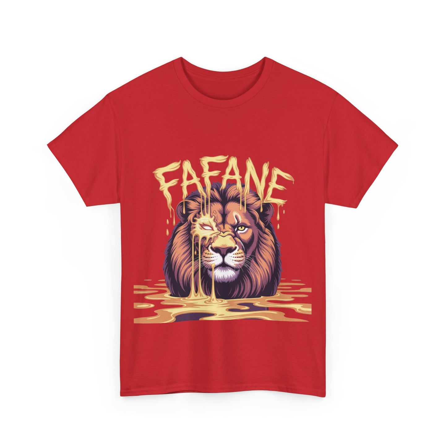 Majestic Lion Graphic Tee | Unisex Heavy Cotton Shirt, Animal Lover Gift, Unique Casual Wear, Streetwear, Graphic T-Shirt
