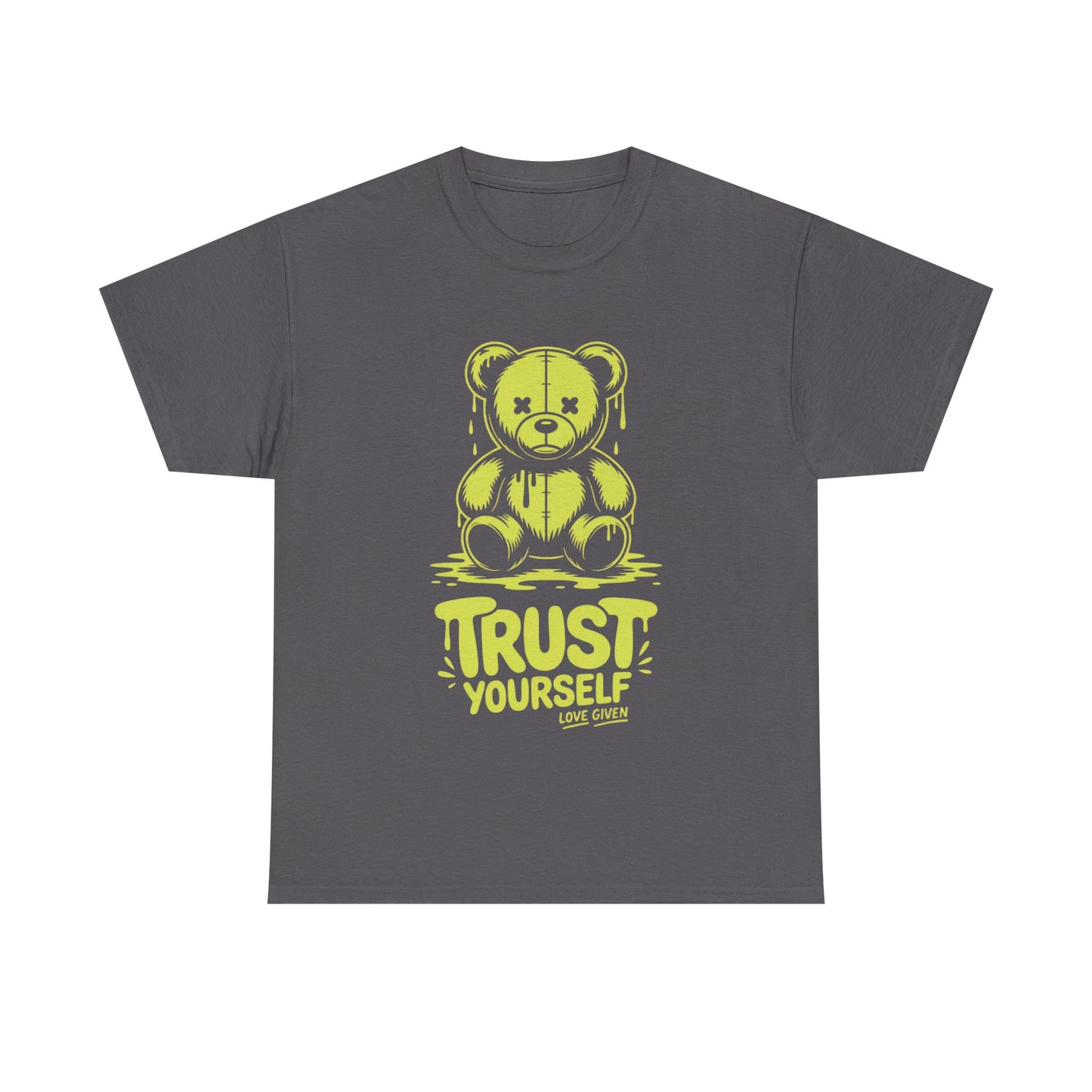 Trust Yourself Unisex Heavy Cotton Tee, Motivational Graphic T-Shirt, Casual Wear, Self-Love Gift, Inspirational Apparel
