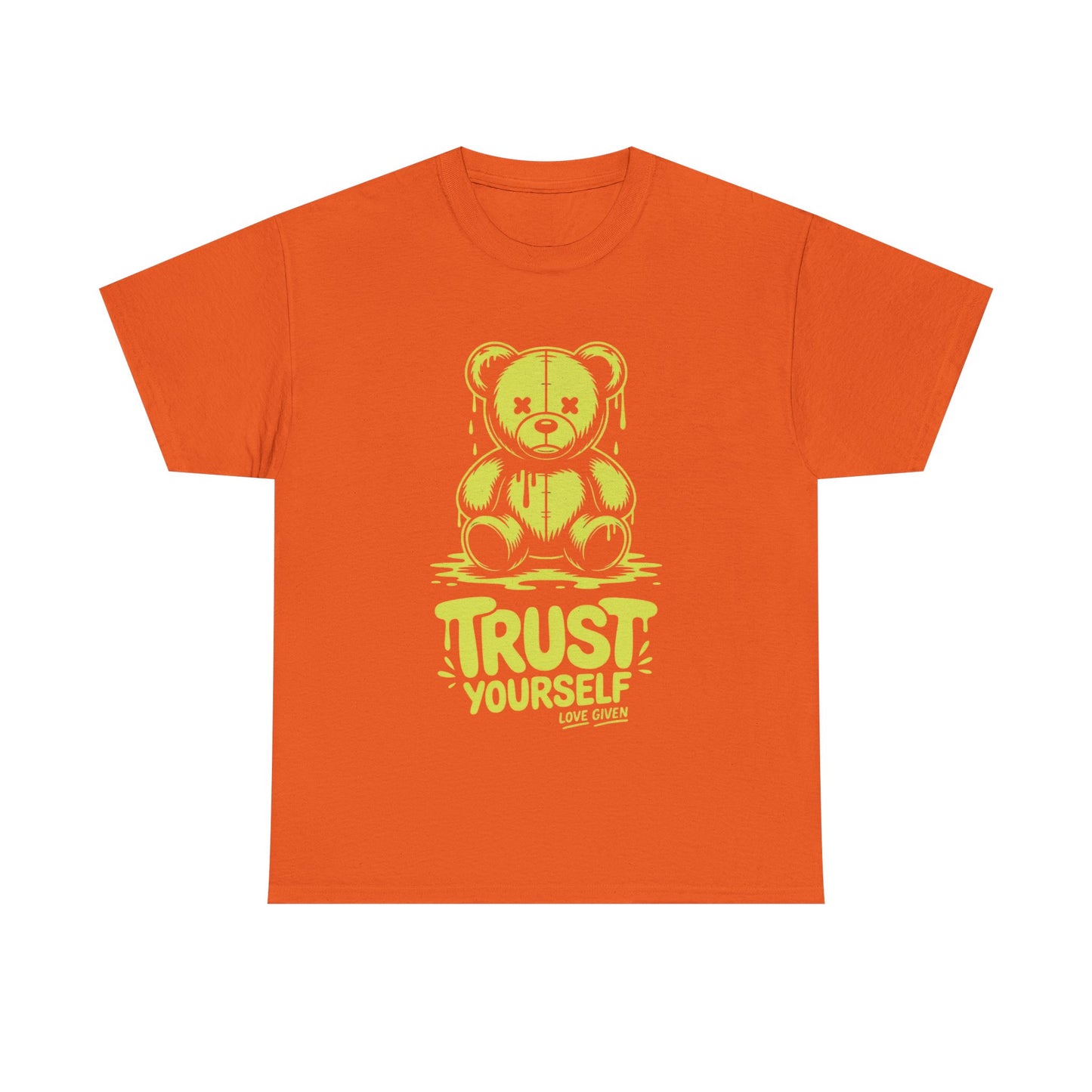 Trust Yourself Unisex Heavy Cotton Tee, Motivational Graphic T-Shirt, Casual Wear, Self-Love Gift, Inspirational Apparel