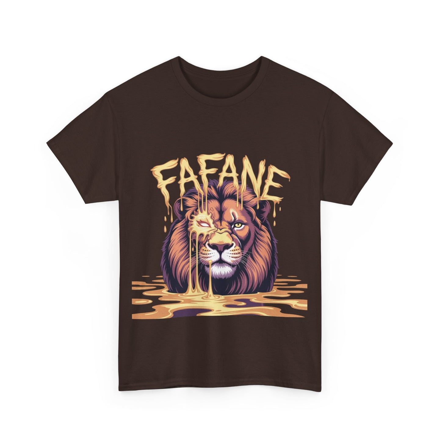 Majestic Lion Graphic Tee | Unisex Heavy Cotton Shirt, Animal Lover Gift, Unique Casual Wear, Streetwear, Graphic T-Shirt