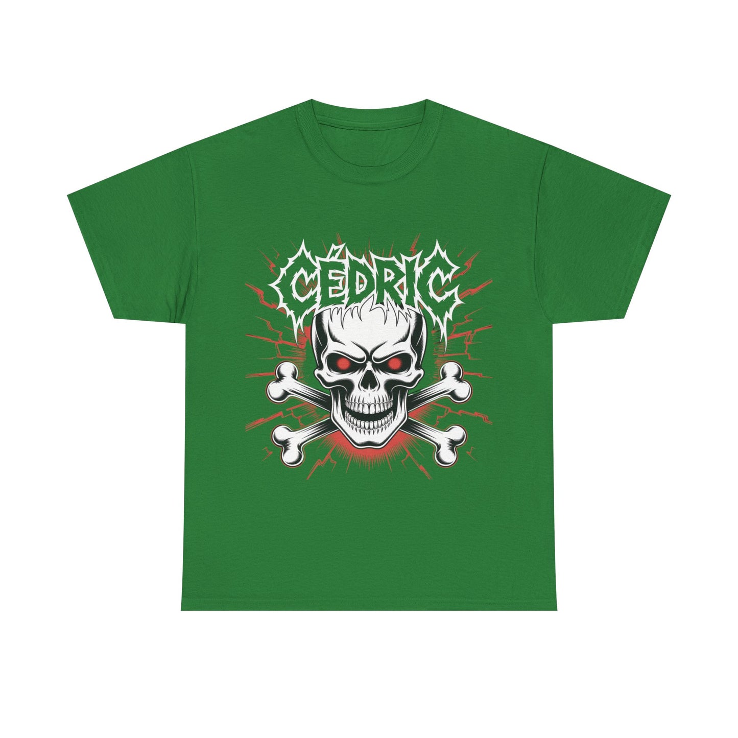 Skull and Crossbones Heavy Cotton Tee, Unisex T-Shirt, Edgy Graphic Tee, Casual Wear, Gift for Rebels, Halloween, Alternative Fashion