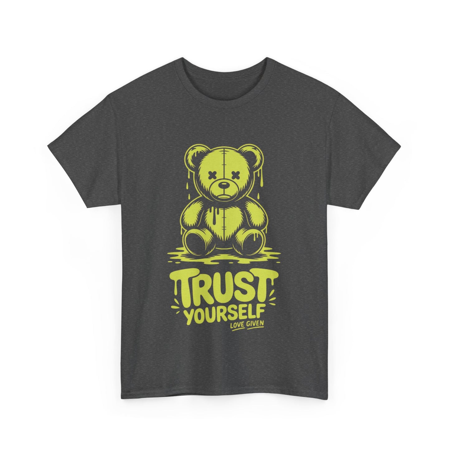Trust Yourself Unisex Heavy Cotton Tee, Motivational Graphic T-Shirt, Casual Wear, Self-Love Gift, Inspirational Apparel