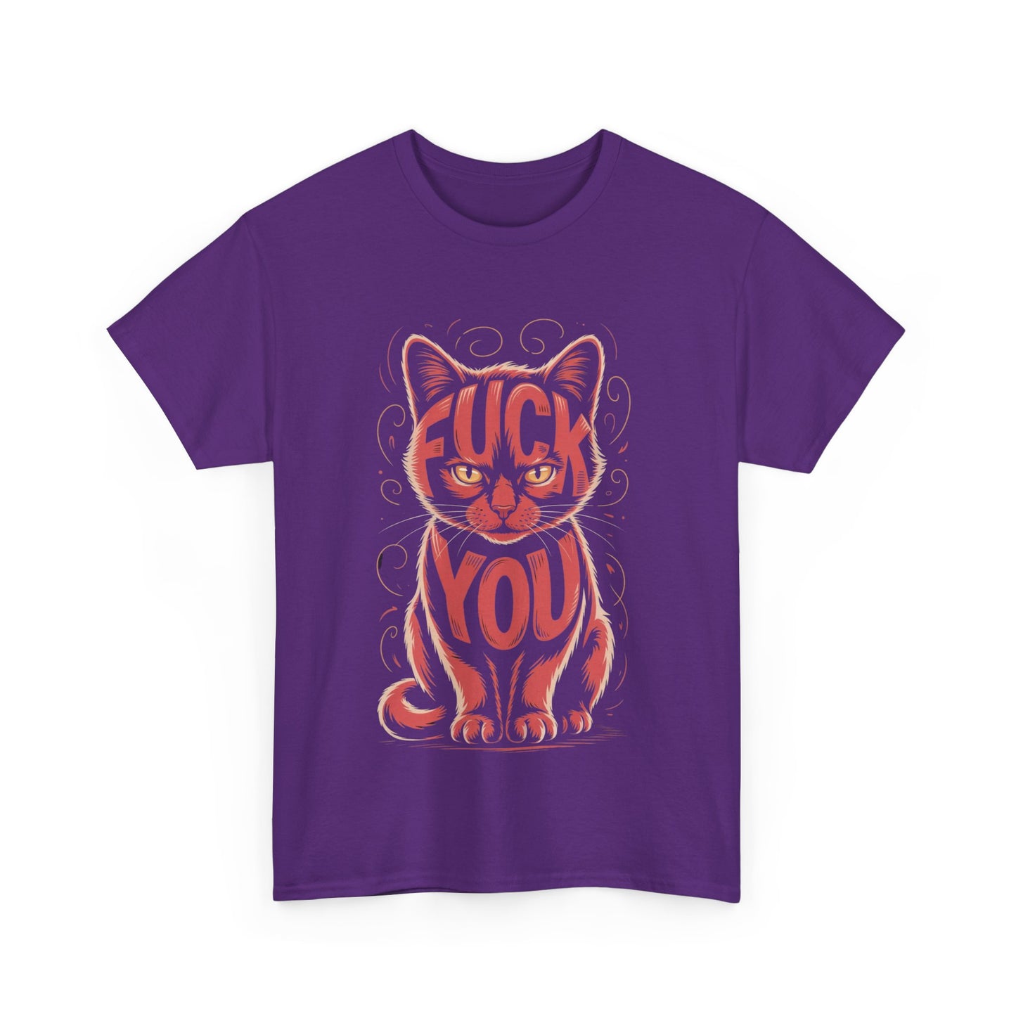Sassy Cat Tee - Unisex Heavy Cotton Tee, Funny Cat Shirt, Humor Tee, Pet Lover Gift, Unique Graphic T-Shirt, Be Yourself Shirt