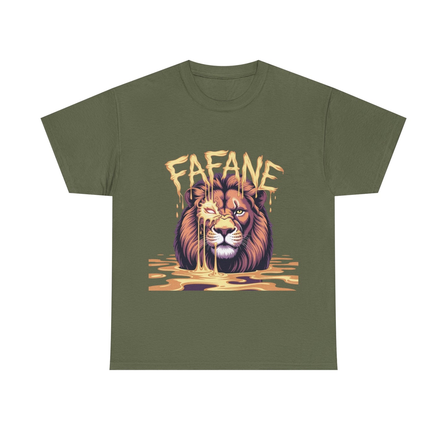 Majestic Lion Graphic Tee | Unisex Heavy Cotton Shirt, Animal Lover Gift, Unique Casual Wear, Streetwear, Graphic T-Shirt