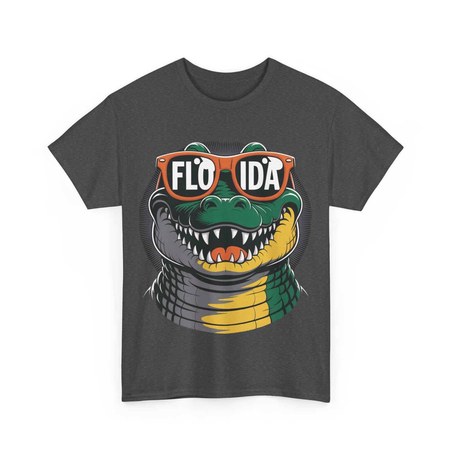 Florida Alligator Graphic Tee | Unisex Cotton Shirt, Summer Casual Wear, Gift for Florida Lovers, Beach Vibes, Fun Souvenir