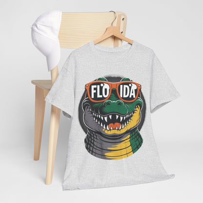 Florida Alligator Graphic Tee | Unisex Cotton Shirt, Summer Casual Wear, Gift for Florida Lovers, Beach Vibes, Fun Souvenir