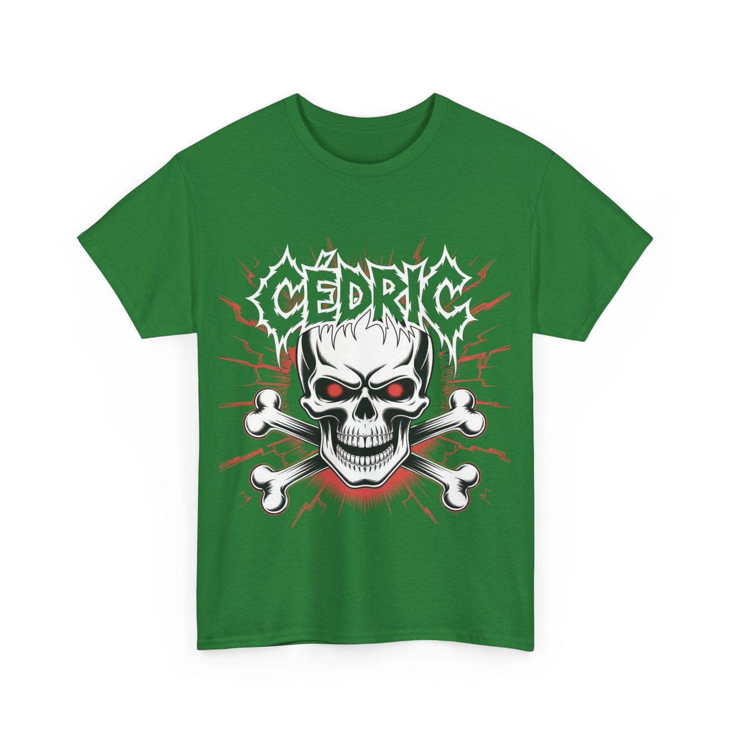 Skull and Crossbones Heavy Cotton Tee, Unisex T-Shirt, Edgy Graphic Tee, Casual Wear, Gift for Rebels, Halloween, Alternative Fashion