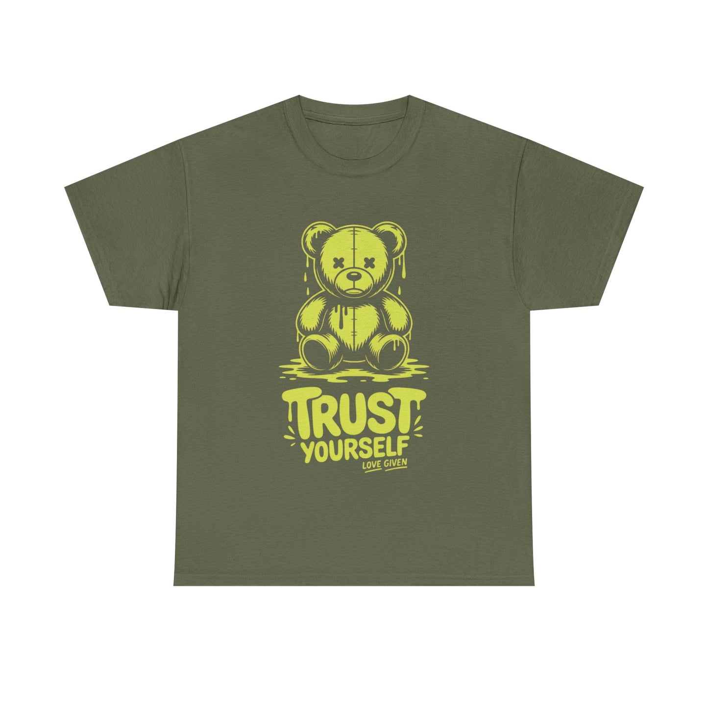 Trust Yourself Unisex Heavy Cotton Tee, Motivational Graphic T-Shirt, Casual Wear, Self-Love Gift, Inspirational Apparel