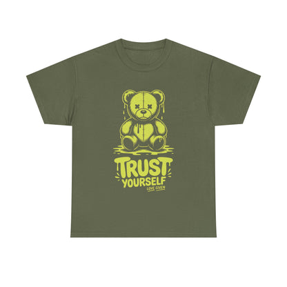 Trust Yourself Unisex Heavy Cotton Tee, Motivational Graphic T-Shirt, Casual Wear, Self-Love Gift, Inspirational Apparel