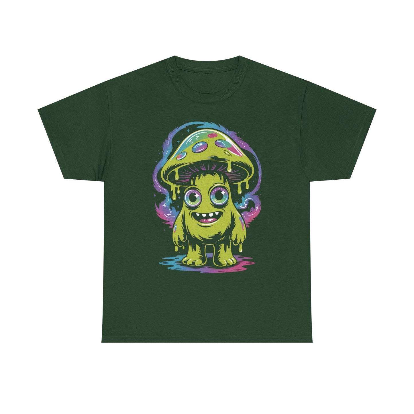 Glow-in-the-Dark Monster Tee, Quirky Graphic Shirt, Fun Gift for Kids, Halloween Costume, Streetwear Fashion