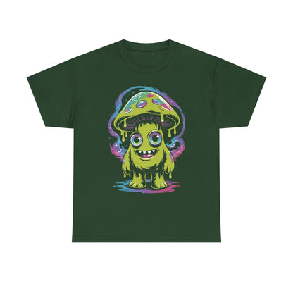 Glow-in-the-Dark Monster Tee, Quirky Graphic Shirt, Fun Gift for Kids, Halloween Costume, Streetwear Fashion