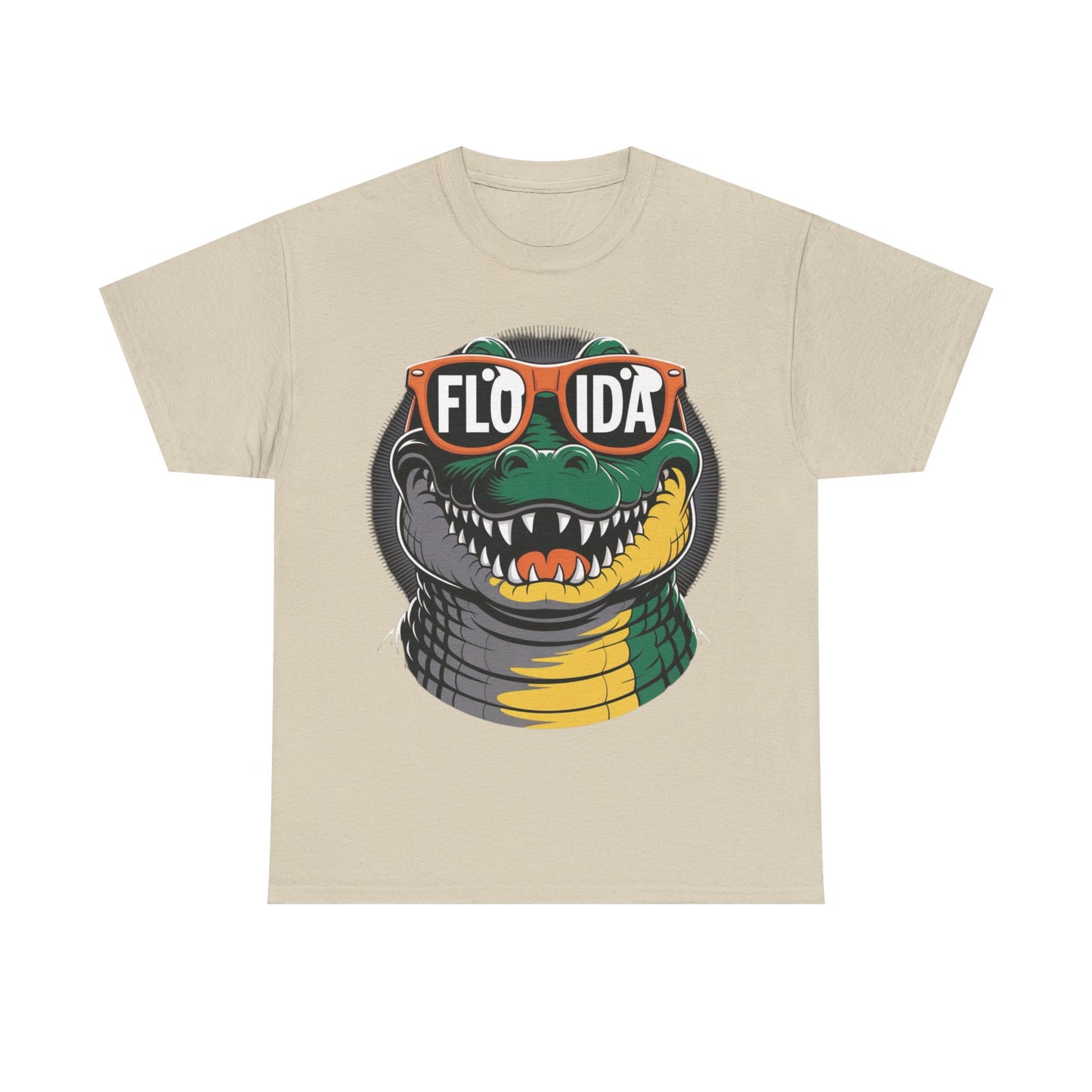 Florida Alligator Graphic Tee | Unisex Cotton Shirt, Summer Casual Wear, Gift for Florida Lovers, Beach Vibes, Fun Souvenir