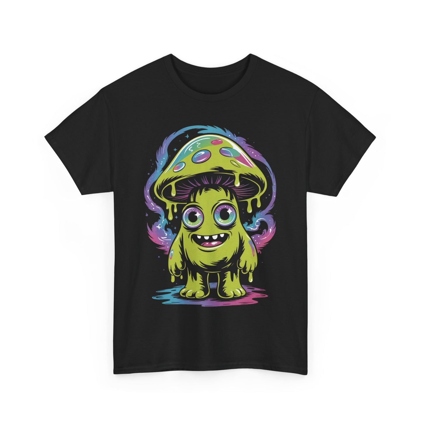 Glow-in-the-Dark Monster Tee, Quirky Graphic Shirt, Fun Gift for Kids, Halloween Costume, Streetwear Fashion