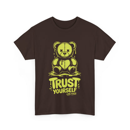 Trust Yourself Unisex Heavy Cotton Tee, Motivational Graphic T-Shirt, Casual Wear, Self-Love Gift, Inspirational Apparel