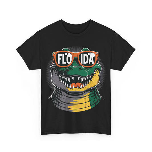 Florida Alligator Graphic Tee | Unisex Cotton Shirt, Summer Casual Wear, Gift for Florida Lovers, Beach Vibes, Fun Souvenir