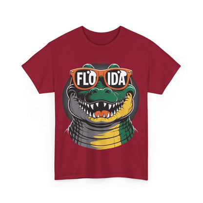 Florida Alligator Graphic Tee | Unisex Cotton Shirt, Summer Casual Wear, Gift for Florida Lovers, Beach Vibes, Fun Souvenir