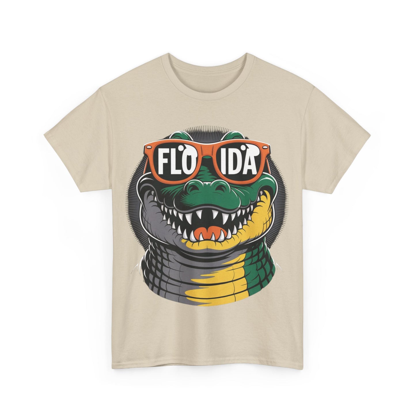 Florida Alligator Graphic Tee | Unisex Cotton Shirt, Summer Casual Wear, Gift for Florida Lovers, Beach Vibes, Fun Souvenir