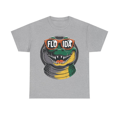 Florida Alligator Graphic Tee | Unisex Cotton Shirt, Summer Casual Wear, Gift for Florida Lovers, Beach Vibes, Fun Souvenir
