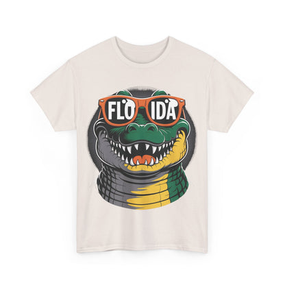 Florida Alligator Graphic Tee | Unisex Cotton Shirt, Summer Casual Wear, Gift for Florida Lovers, Beach Vibes, Fun Souvenir