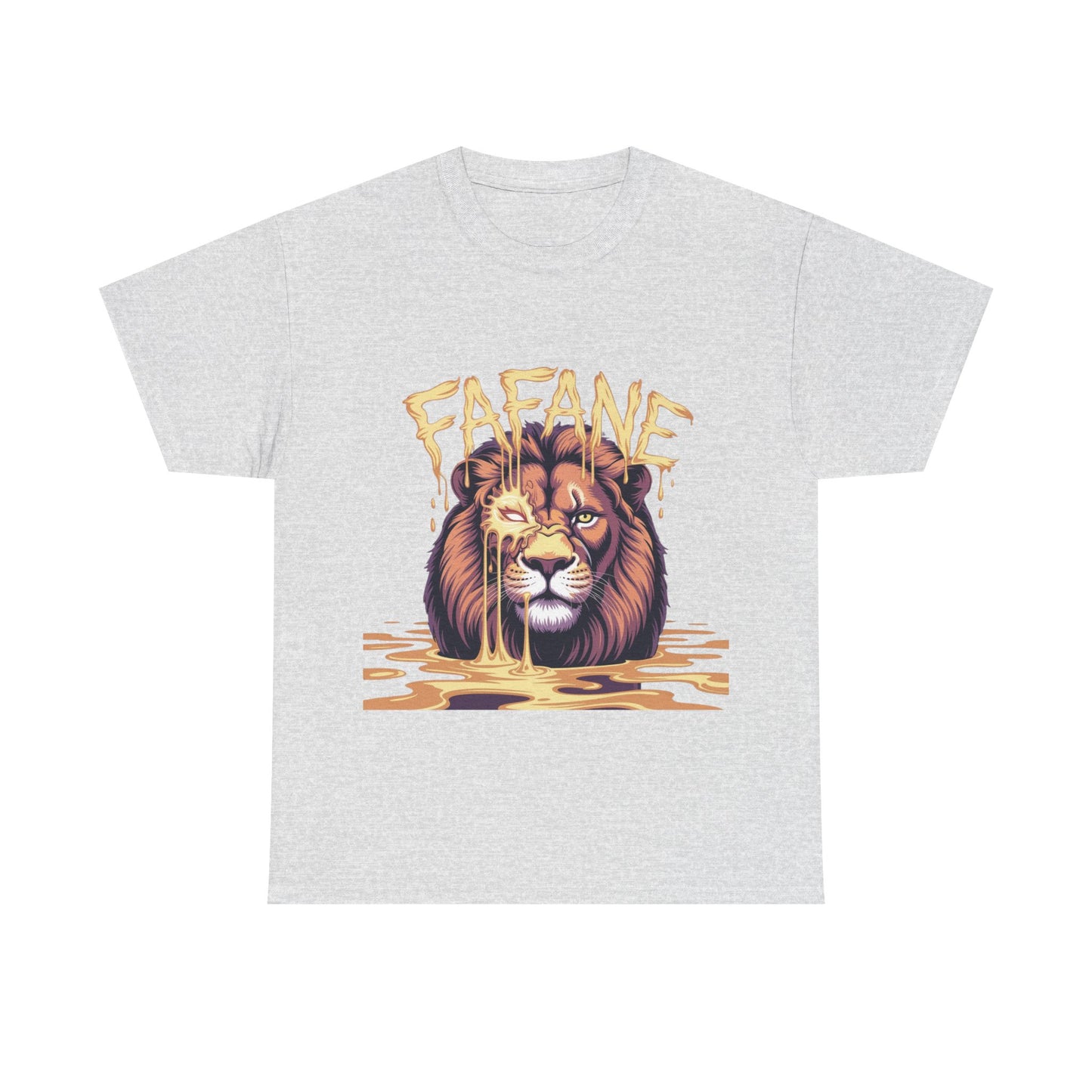 Majestic Lion Graphic Tee | Unisex Heavy Cotton Shirt, Animal Lover Gift, Unique Casual Wear, Streetwear, Graphic T-Shirt