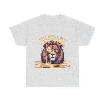 Majestic Lion Graphic Tee | Unisex Heavy Cotton Shirt, Animal Lover Gift, Unique Casual Wear, Streetwear, Graphic T-Shirt