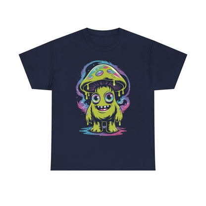 Glow-in-the-Dark Monster Tee, Quirky Graphic Shirt, Fun Gift for Kids, Halloween Costume, Streetwear Fashion
