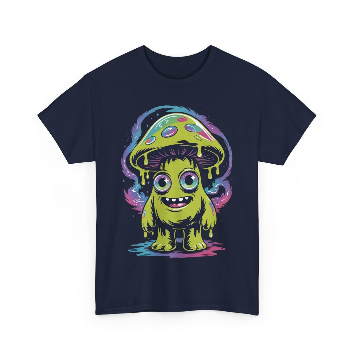Glow-in-the-Dark Monster Tee, Quirky Graphic Shirt, Fun Gift for Kids, Halloween Costume, Streetwear Fashion