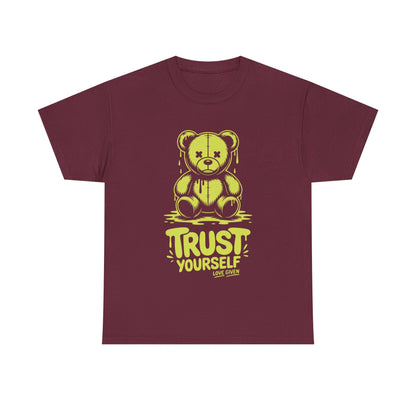 Trust Yourself Unisex Heavy Cotton Tee, Motivational Graphic T-Shirt, Casual Wear, Self-Love Gift, Inspirational Apparel