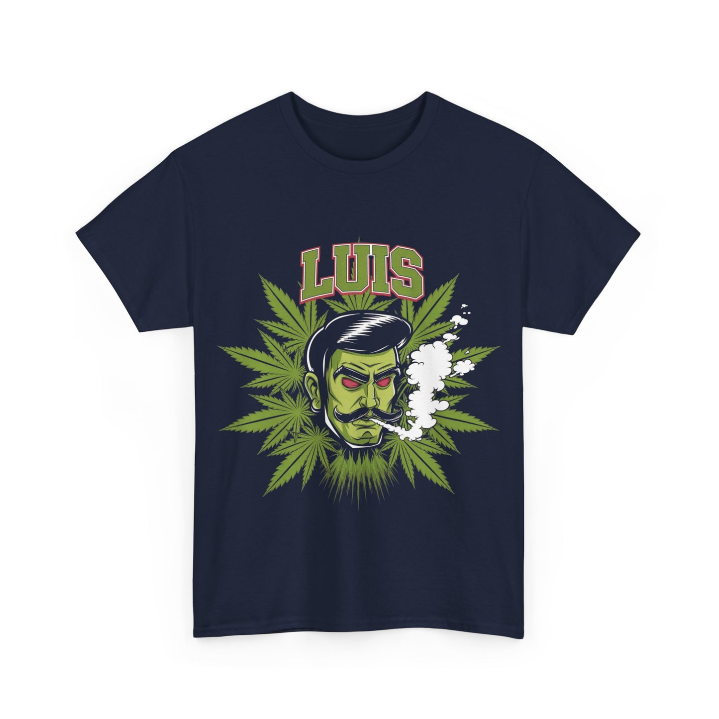 Unisex Graphic Tee with 'LUIS' Design, Vintage Style, Cannabis-Inspired Fashion, Gift for Him, Streetwear, Casual Everyday Wear