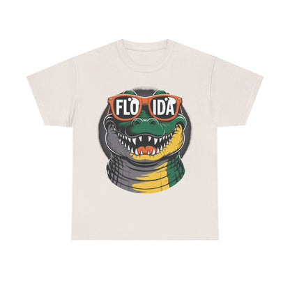 Florida Alligator Graphic Tee | Unisex Cotton Shirt, Summer Casual Wear, Gift for Florida Lovers, Beach Vibes, Fun Souvenir