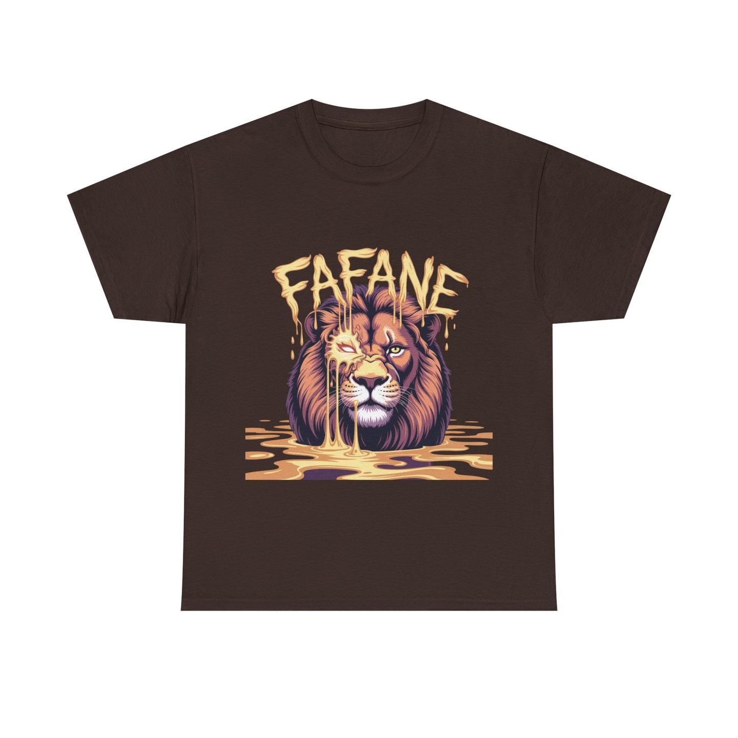 Majestic Lion Graphic Tee | Unisex Heavy Cotton Shirt, Animal Lover Gift, Unique Casual Wear, Streetwear, Graphic T-Shirt