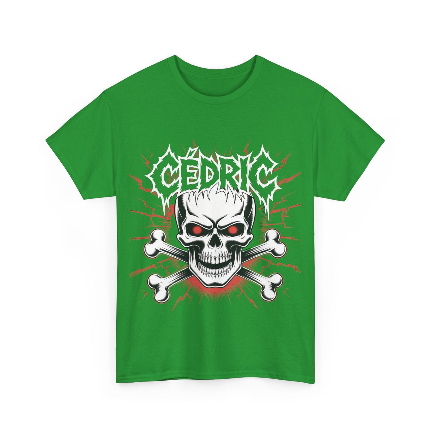 Skull and Crossbones Heavy Cotton Tee, Unisex T-Shirt, Edgy Graphic Tee, Casual Wear, Gift for Rebels, Halloween, Alternative Fashion