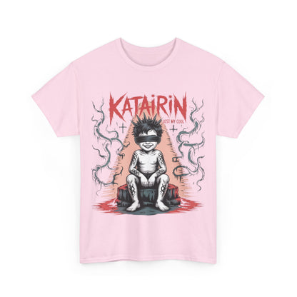 Katairin Heavy Cotton Tee | Unisex Graphic T-Shirt, Gothic Style Apparel, Alternative Fashion, Casual Wear, Unique Gift Idea