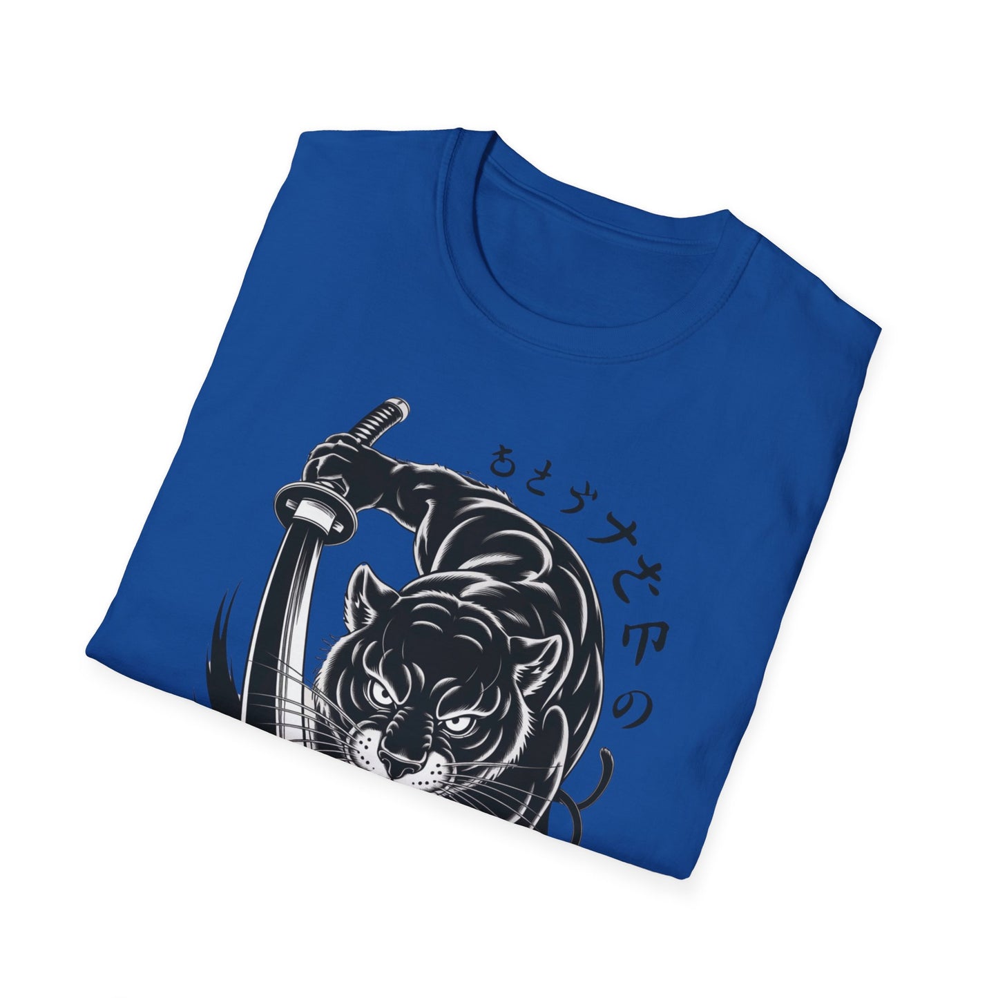 Fierce Panther Graphic Tee, Unisex Softstyle T-Shirt, Animal Lover Gift, Casual Wear, Black Panther Art, Stylish T-Shirt