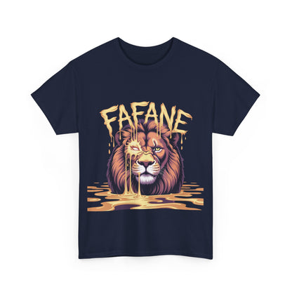 Majestic Lion Graphic Tee | Unisex Heavy Cotton Shirt, Animal Lover Gift, Unique Casual Wear, Streetwear, Graphic T-Shirt