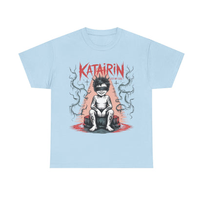 Katairin Heavy Cotton Tee | Unisex Graphic T-Shirt, Gothic Style Apparel, Alternative Fashion, Casual Wear, Unique Gift Idea