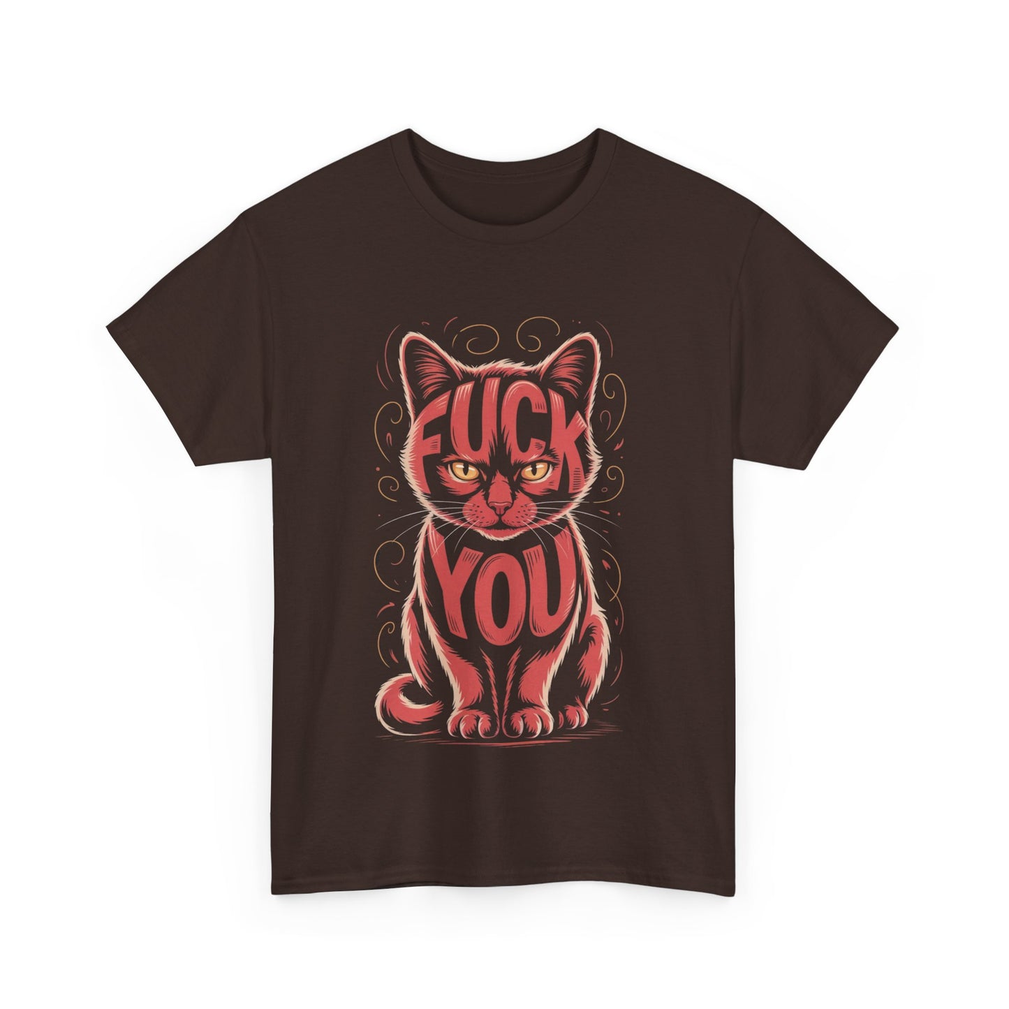 Sassy Cat Tee - Unisex Heavy Cotton Tee, Funny Cat Shirt, Humor Tee, Pet Lover Gift, Unique Graphic T-Shirt, Be Yourself Shirt