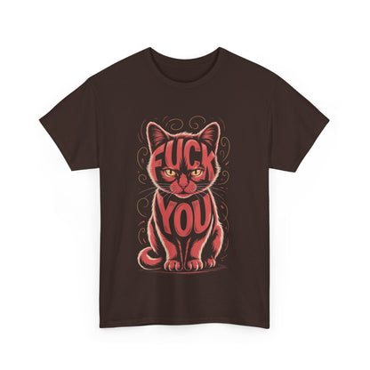 Sassy Cat Tee - Unisex Heavy Cotton Tee, Funny Cat Shirt, Humor Tee, Pet Lover Gift, Unique Graphic T-Shirt, Be Yourself Shirt