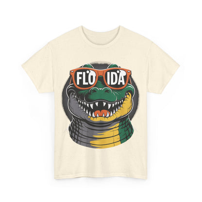 Florida Alligator Graphic Tee | Unisex Cotton Shirt, Summer Casual Wear, Gift for Florida Lovers, Beach Vibes, Fun Souvenir