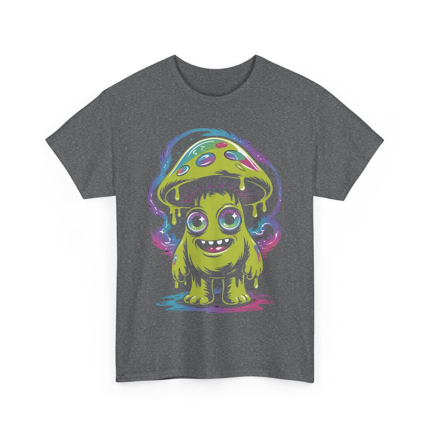 Glow-in-the-Dark Monster Tee, Quirky Graphic Shirt, Fun Gift for Kids, Halloween Costume, Streetwear Fashion